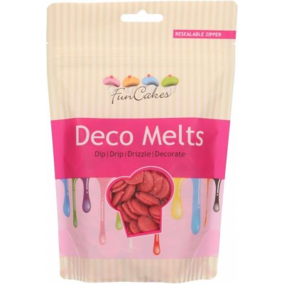 FunCakes Deco Melts poleva červená 250 g – Sleviste.cz