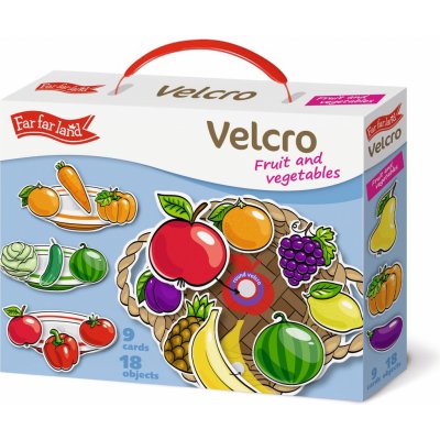 PEXI Velcro skládačky Ovoce a Zelenina Fruits and Vegetables – Zboží Mobilmania