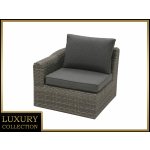 DEOKORK Ratanové PRAVÉ ukončení BORNEO LUXURY šedá – Hledejceny.cz