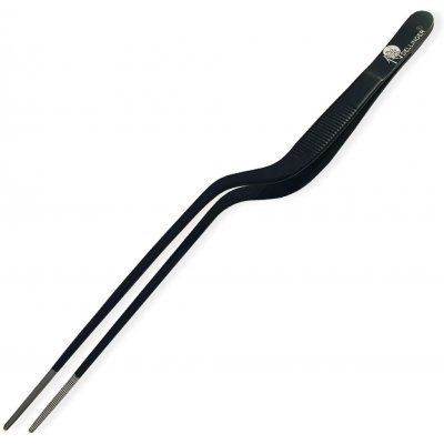 multifunkční zahnutá pinzeta pro kuchaře Dellinger Black 300 mm – Sleviste.cz