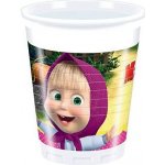 PROCOS kelímky 200ml Máša a Medvěd – Zboží Dáma