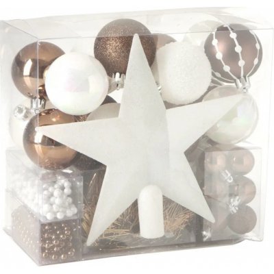 Atmosphera Sada vánočních ozdob o různé barvě 44 prvky barva vícebarevná – Zboží Mobilmania