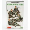 Model Miniart Figures Soldati Soldiers Military German Infantry At Rest 1:35