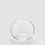 Skleněná váza Nida Optic Sfera čirá, 20x25 cm – Hledejceny.cz
