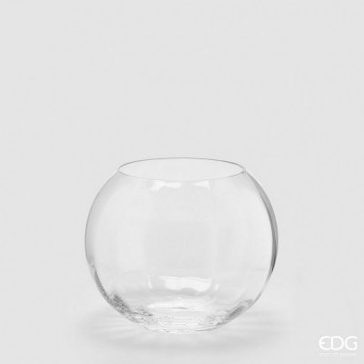 Skleněná váza Nida Optic Sfera čirá, 20x25 cm – Hledejceny.cz