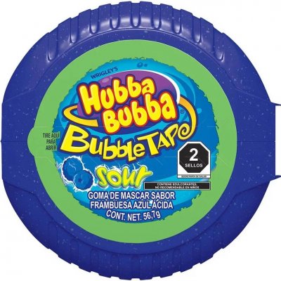 Wrigley's Hubba Bubba Bubble Tape Sour Blue Raspberry 56,7g – Zbozi.Blesk.cz