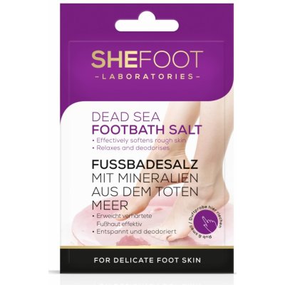 SheCosmetics SheFoot Sůl do koupele na nohy z Mrtvého moře 55 g