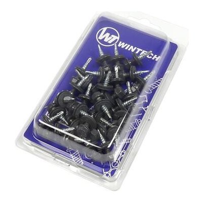 Střešní šroub + EPDM 4,8 x 20 RAL 7024 - grafitově šedá - Balení 30 ks – Zboží Mobilmania