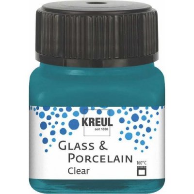 Kreul Barva na sklo a porcelán clear 20 ml TYRKYSOVÁ