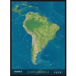 Columbus Jižní Amerika - nástěnná mapa zeměpisná / politická 115 x 85 cm Varianta: bez rámu v tubusu, Provedení: laminovaná mapa v lištách – Zbozi.Blesk.cz
