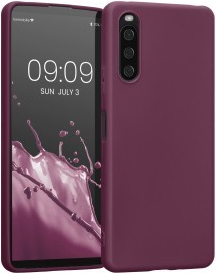 Pouzdro kwmobile Sony Xperia 10 IV tmavě červené