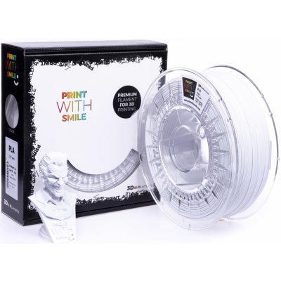 Print With Smile PLA – White 1,75 mm; 1 kg – Zboží Živě