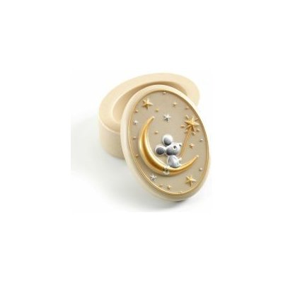 Djeco krabička na zoubky Myška krémová – Sleviste.cz