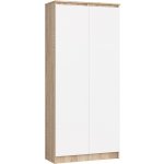 Ak furniture Rexa III 80 cm dub sonoma/bílá – Zbozi.Blesk.cz