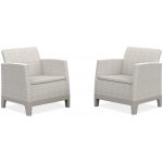 Keter SCANDI FORMA DUO SET pebble grey / soft beige – Hledejceny.cz