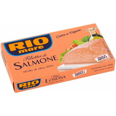 Rio Mare Filety z lososa v olivovém oleji konzerva 150g – Zboží Mobilmania
