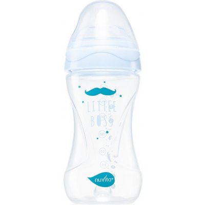 Nuvita Cool Bottle kojenecká láhev Transparent blue 250 ml – Zboží Mobilmania