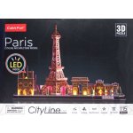 CubicFun 3D puzzle LED Paříž 115 ks – Zboží Dáma