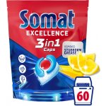 Somat Excellence 3v1 Lemon kapsle do myčky 60 ks – Hledejceny.cz
