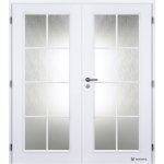 Doornite ELIDA bílá pór dvoukřídlé 145 cm – Zboží Mobilmania