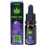 Euphoria CBD olej 5% Memory & Focus 10 ml – Sleviste.cz