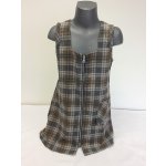 Drahstyl šatová sukně kostičkovaná šedá – Sleviste.cz