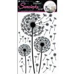 Anděl 10148 samolepící dekorace pampeliška černá 60x32cm – Zboží Dáma