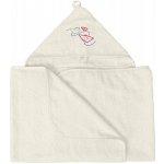 Baby Matex Froté osuška s kapucí MAXI Junior 140x70 krémová – Zboží Dáma