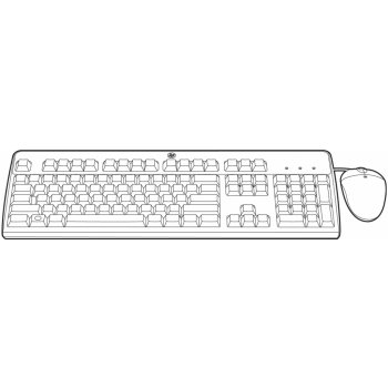 HP Enterprise USB Keyboard/Mouse Kit 631344-B21