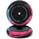 Slamm Swirl Hollow Core Wheels 110 mm Black/Blue/Pink 2 ks