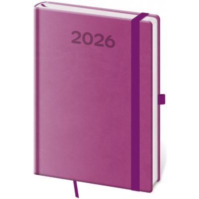 Helma A5 Týdenní 2026 fialový – Zboží Živě