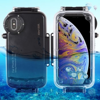Pouzdro Haweel vodotěsné do 40m iPhone XS Max - černé