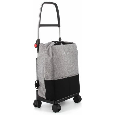 Rolser One Tweed T-Shop skládací nákupní taška - batoh na kolečkách, šedý ONE001-1022 – Zboží Mobilmania