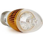LED Light LED žárovka svíčka E27 3W bílá čistá – Zboží Živě