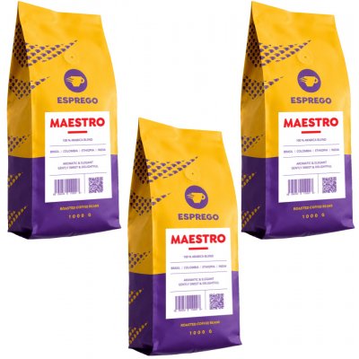 Esprego Maestro zrnková 3 x 1 kg – Hledejceny.cz