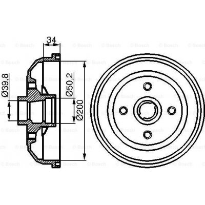 BOSCH Brzdový buben 0 986 477 056 – Zbozi.Blesk.cz