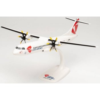 Herpa ATR 72 500 dopravce Czech Airlines ČSA 2010s colors 95th Anniversary Logo 1:500