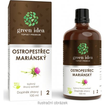 Green idea Ostropestřec bylinný lihový extrakt 50 ml – Hledejceny.cz