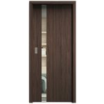 Sapeli Harmonie Komfort M83 posuvné ořech 60 x 197 cm Čiré sklo – Hledejceny.cz