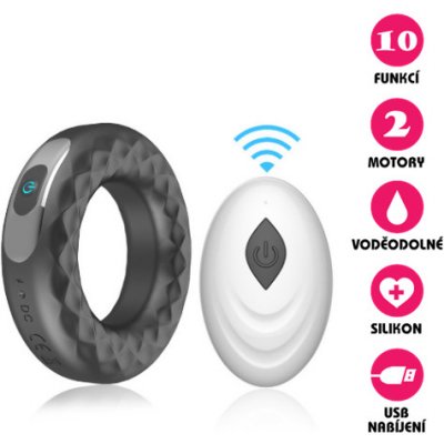 VšeNaSex.cz Vibrační erekční kroužek USB Extreme Ring – Sleviste.cz