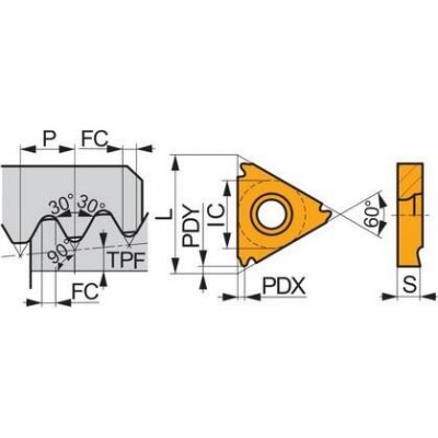 Soustružnické VBD závitové + zapichovací 80017679 / 6755163 TN API INT C3 -S- PRAMET - PM-TN-16NR080API-RD01-T8030 – Hledejceny.cz