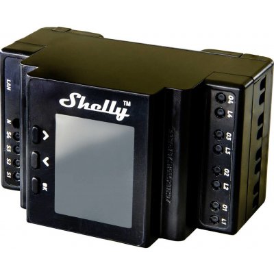 Shelly Pro 4PM spínací modul na DIN lištu 4x 16A (LAN, WiFi, Bluetooth) SHELLY-PRO-4PM – Zboží Živě