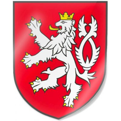 Czechmania samolepka znak ČR lev malý – Sleviste.cz