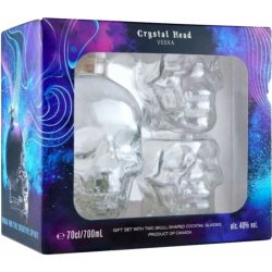 Crystal Head 40% 0,7 l (dárkove balení 2 sklenice)