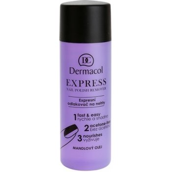 Dermacol expresní odlakovač na nehty Express Nail Polish Remover 120 ml