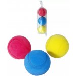 Míčky na soft tenis barevné pěnové 7cm molitanové tenisáky set sáček – Zboží Mobilmania