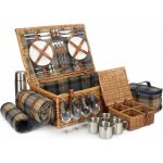 Willow Direct Piknikový koš COUNTRY DELUXE proutěný pro 4 osoby s dekou – Zboží Dáma