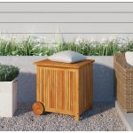 vidaXL box s kolečky 60 x 50 x 58 cm masivní akácie – Zbozi.Blesk.cz