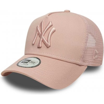 New Era NEW YORK YANKEES YOUTH MLB LEAGUE ESSENTIAL 9FORTY TRUCKER růžová – Zboží Mobilmania