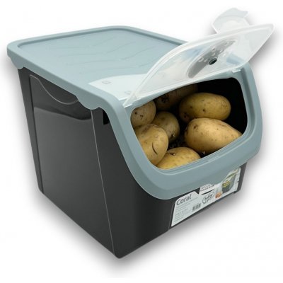 Orion Skladovací box na cibuli a brambory 12L zelený 730513 – Sleviste.cz